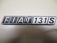 CLASSIC FIAT 131S BADGE, ALUMINIUM, Used.