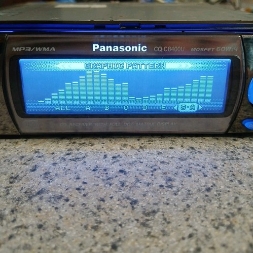 Super rare panasonic c8400u - super, cq-c8400u