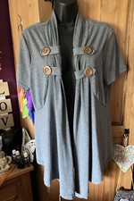 Grey Cardi Type Waterfall Front