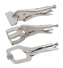 SILVERLINE 3PCE QUICK RELEASE WELDING CLAMP SET - Stock No. 245017 - NEW