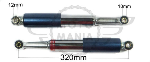 Rear shocks absorbers blue - shocks,