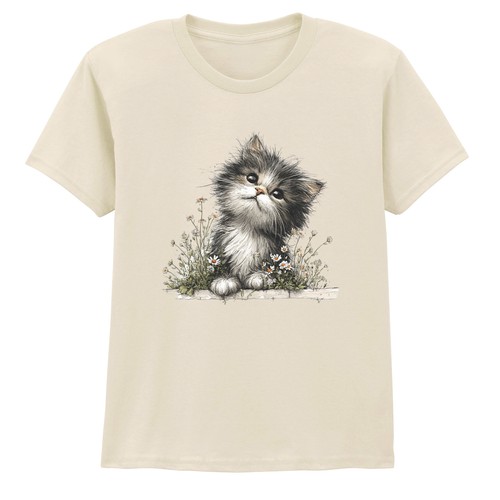 Cute cat kids shirt adorable - cat,