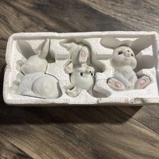 Vintage Glass Bunnies 