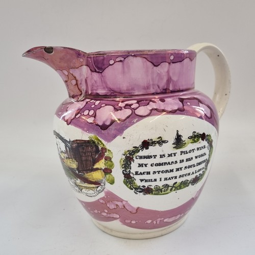 Antique 19thc sunderland pink - antique,