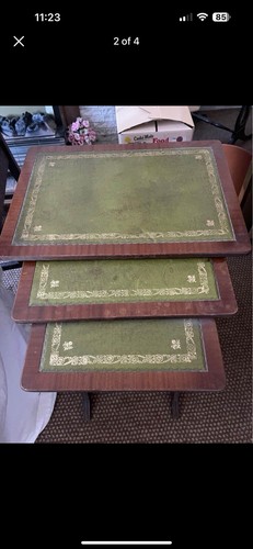 Mahogany nest of tables - ,