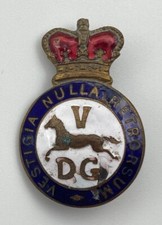 5TH DRAGOONS VICTORIAN ENAMEL