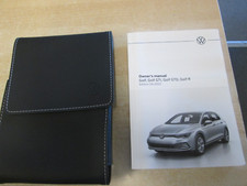 GENUINE VOLKSWAGEN GOLF | GTD | GTI | R 2019-2024 OWNERS MANUAL HANDBOOK SET..