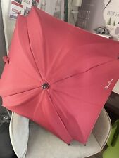 Silver Cross Wayfarer Pioneer Purchase Sun Parasol Vintage Red