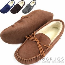 Snugrugs mens genuine suede - mens,
