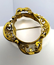 Antique Victorian Pinchbeck Brooch Mount