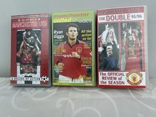 Manchester united vhs - x,