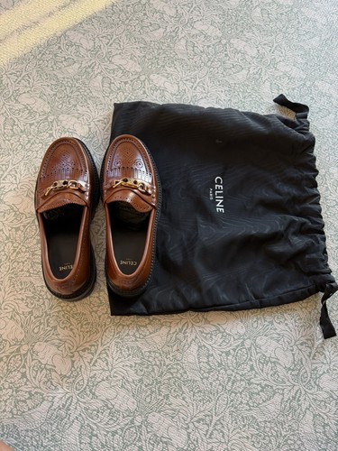 Celine brogues triomphe loafer - celine,