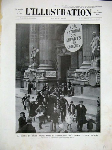 Original old vintage print - old,
