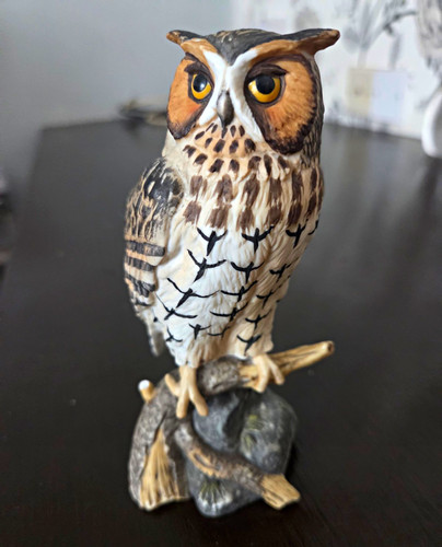 Ceramic pottery owl ornament - pottery,