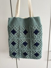 Hand made crochet tote - crochet, bag