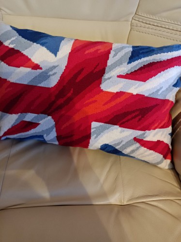 Handmade union jack tapestry - union,