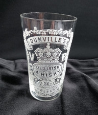 Rare Dunvilles Whisky Glass Belfast Victorian Antique (A)