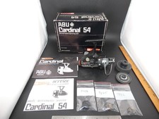 Abu Garcia Cardinal 54 Spinning Reel. W/ Box & Parts Needs Spool