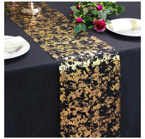 Table runner colour black - runner,