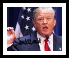 Donald Trump Autograph Signed