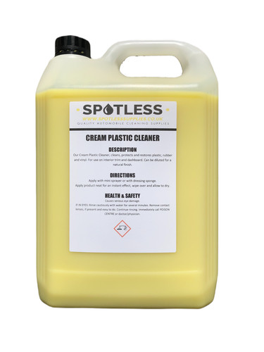 Car cream plastic cleaner - plastic, 5l