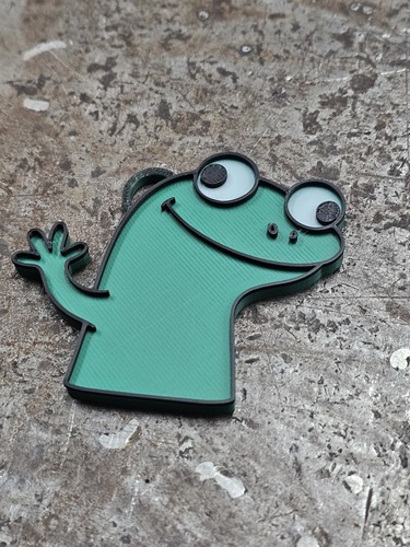 Lizard meme keychain funny - lizard,