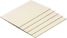 Blank 5 Pieces Basswood Sheets