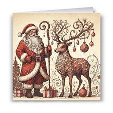 Victorian Style Christmas Card