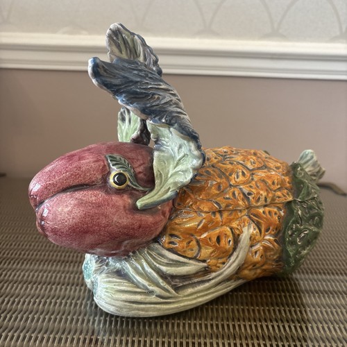Vintage majolica vegetable - vintage,