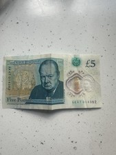 Ak47 5 Pound Note Low Number 014382