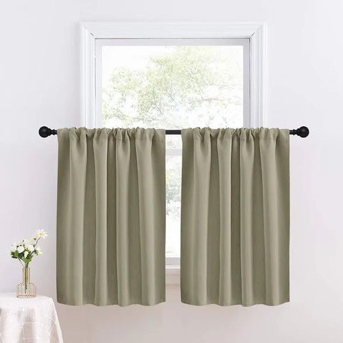 Blackout small short curtains - small,