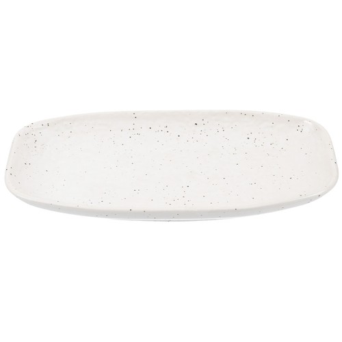 Rectangular ceramic dessert - rectangular,