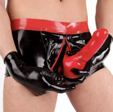 Male's Latex Rubber Shorts