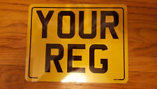 Motorbike Number Plate -