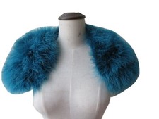 Real Ostrich Feather Fur Shrug
