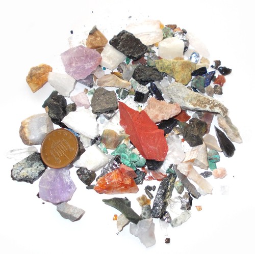 Small mixed crystal stones - crystal,