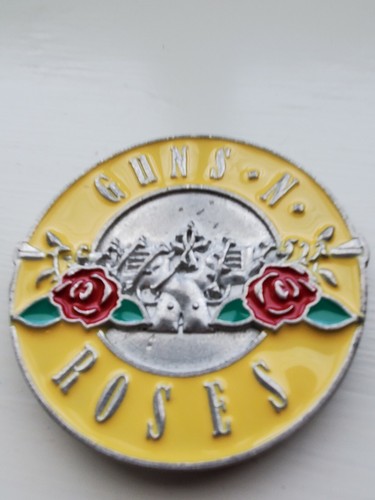 Guns roses belt buckle - roses,