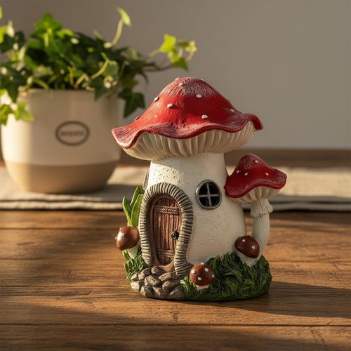 Solar toadstool house weather - solar,