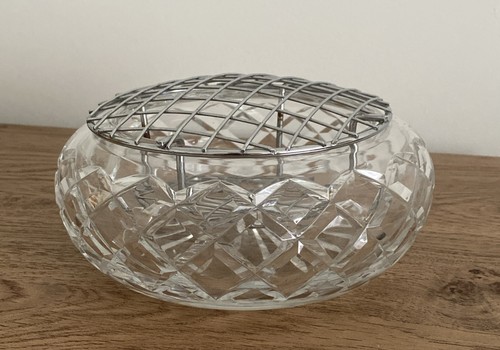 Cut glass crystal - crystal, bowl