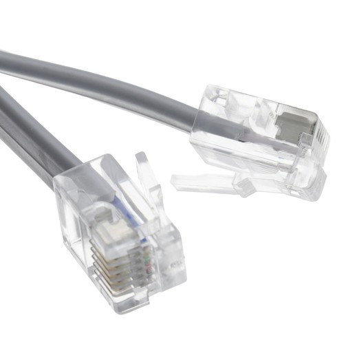 Flat rj12 6p6c - flat, to