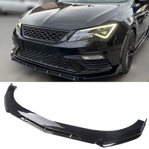 Glossy black front - glossy, lip