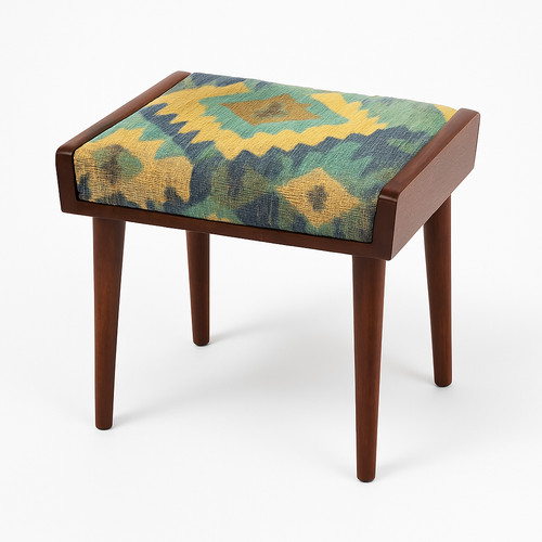 Handmade kilim ottoman - handmade, |