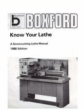 1970s Boxford Lathes Know Your