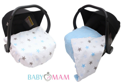 Car seat baby - car, blanket
