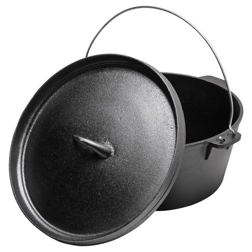 Cast iron casserole dish pot - casserole,