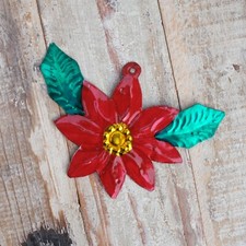 Mexican Tin Poinsettia