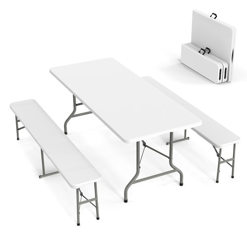 6ft folding picnic table - table, &