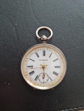 Antique Silver Ladies Pocket Watch