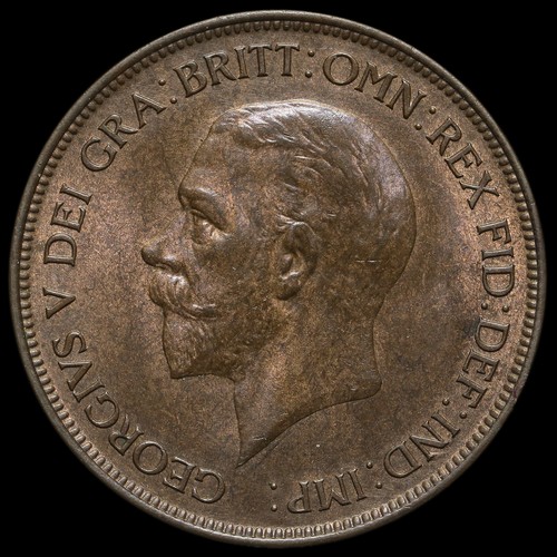 1929 george penny a unc - v, penny,