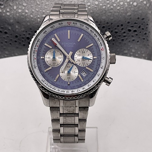 Sekonda gents chronograph 42mm - chronograph,